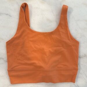 Orange Nike dry fit sports bra XS